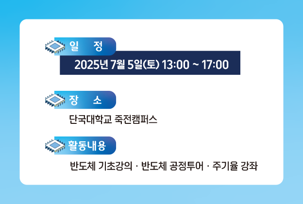 제4회 도쿄일렉트론코리아와 함께하는 드림업 반도체캠프