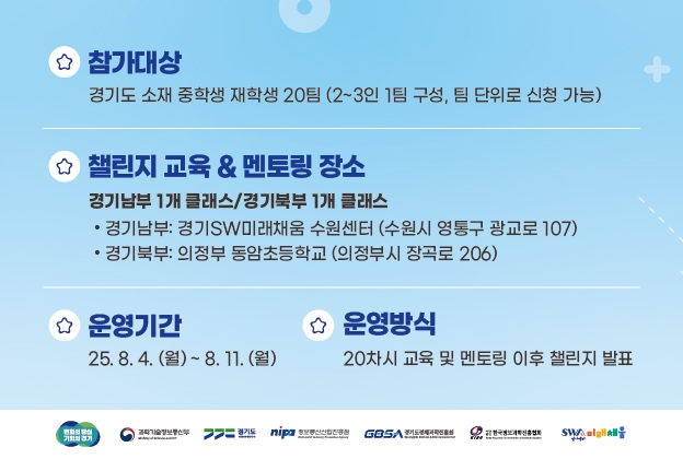 경기도 중학생 SW글로컬챌린지