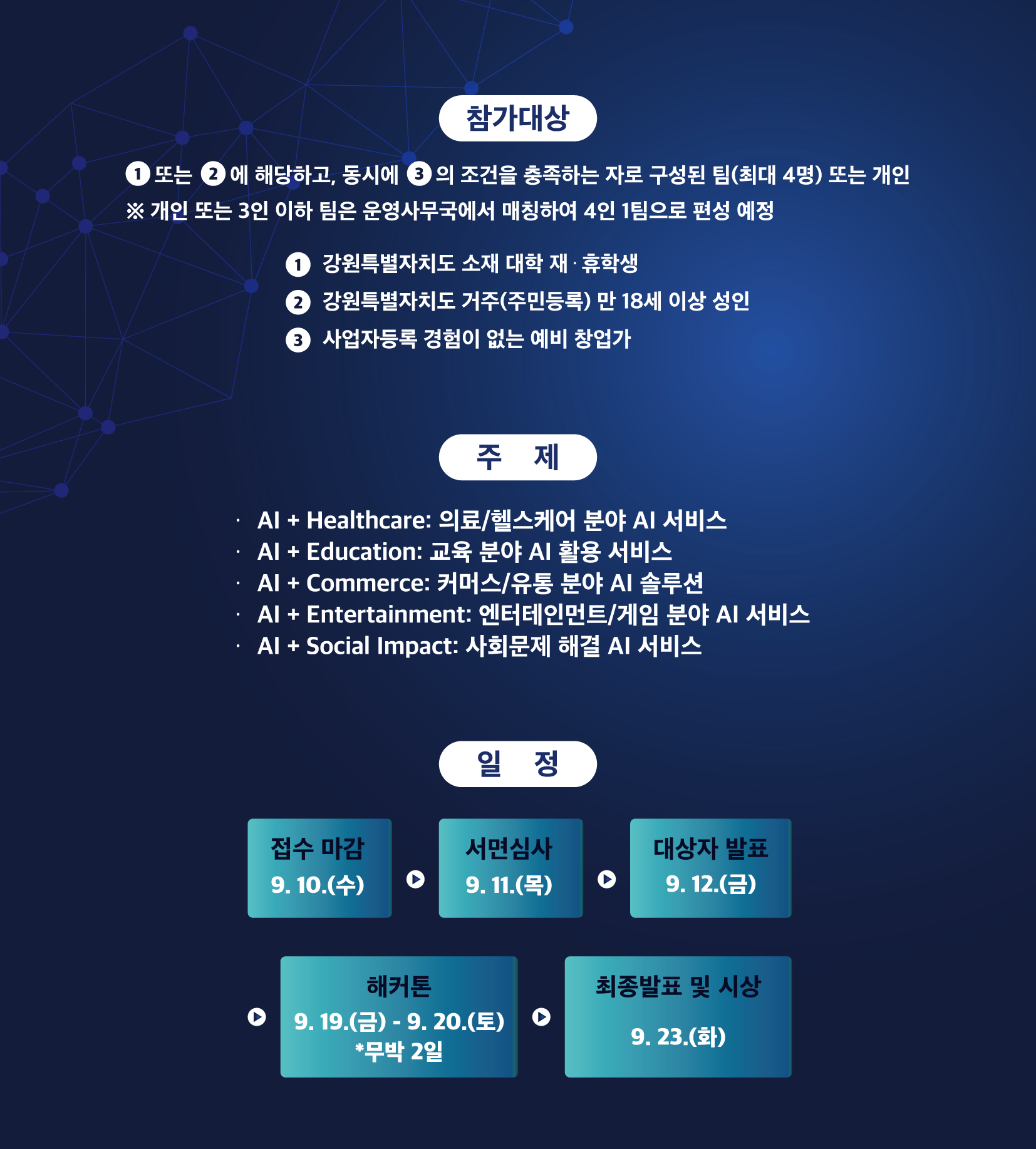 강원대학교 창업 AI+X 해커톤 