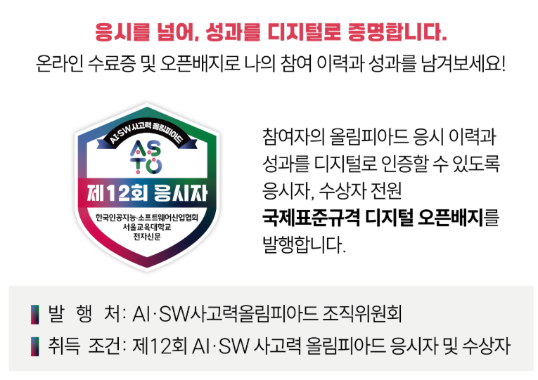[베트남] 제12회 AI·SW사고력올림피아드